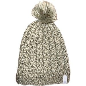 BURTON Kismet Pom Pom Beanie - Tan. Great Condition
